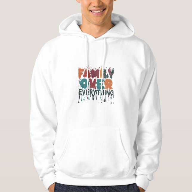 Familj över allt Hoodie (Framsida)