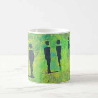 Familj på fyra på din kaffemugg