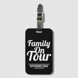 Familj på Tour Helgdag Bagagebricka