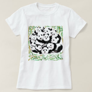 Familj Pandas T-Shirt Funny