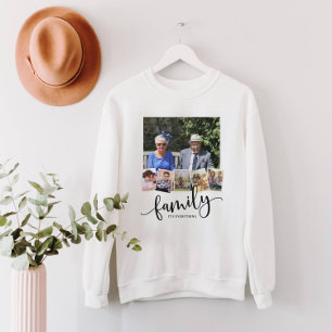 Familj, Personlig 6 Fotofamilj T Shirt