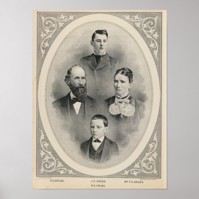 Familj porträtt poster (Framsidan)