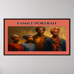 Familj Porträtt Poster