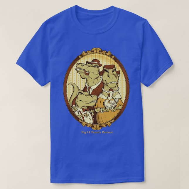 Familj Porträtt T Shirt (Design framsida)