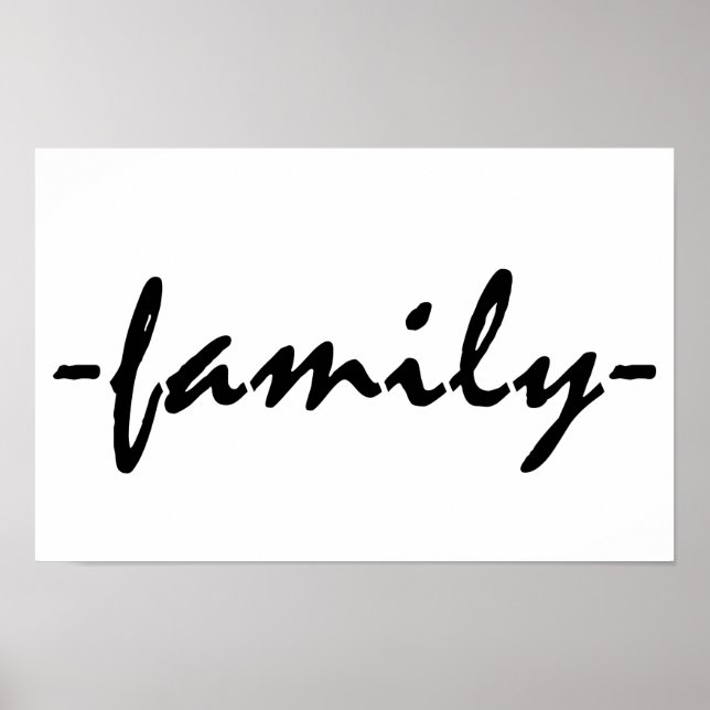 Familj Poster (Framsidan)
