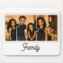 Familj Pussel Musmattor