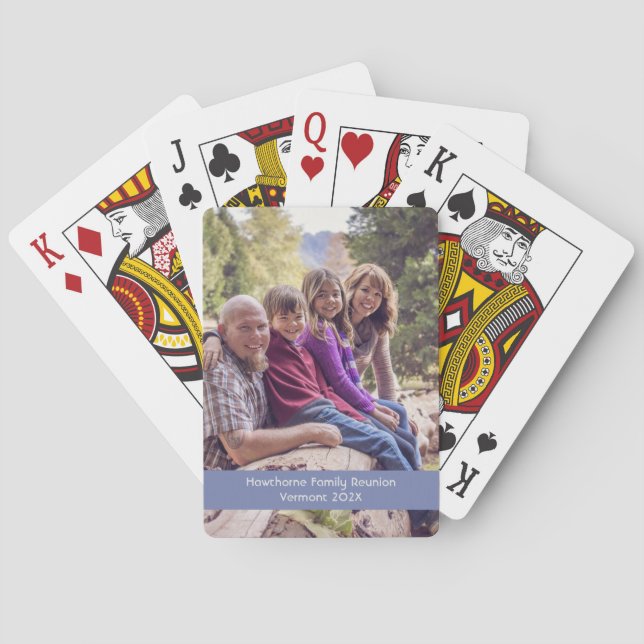 Familj Reunion Souvenir Casinokort (Baksidan)