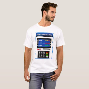 FAMILJ SKJORTA FÖR ATM T - HUMOR - MASKIN OCH KOR SHIRT