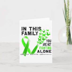 Familj som du inte bekämpar Ensam Mental Health AW Kort