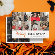 Familj Söt Skrift Glad Halloween 12 Foto Vitt