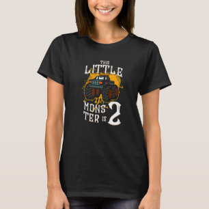 Familj Syskon Monster Lastbilar Birthday I 2 T Shirt