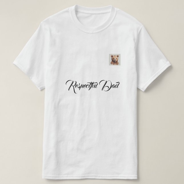 Familj T-shirt far (Design framsida)