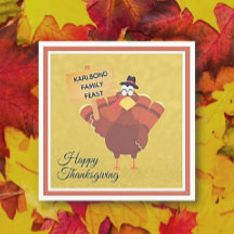 Familj! Thanksgiving av personlig - förskjutning