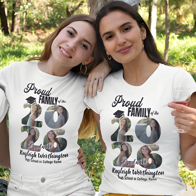 Familj till 2026 års examen t shirt (Skapare uppladdad)