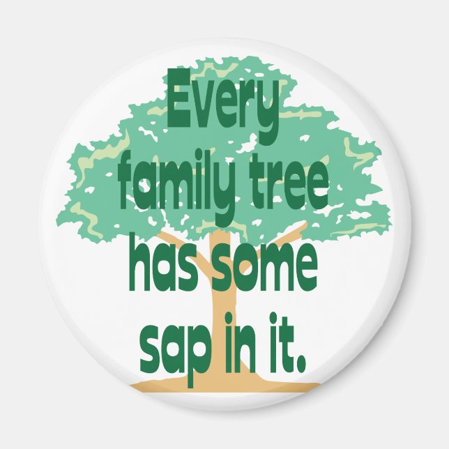 Familj Träd Magnet (Framsidan)
