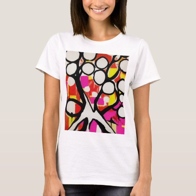 Familj Träd T Shirt (Framsida)