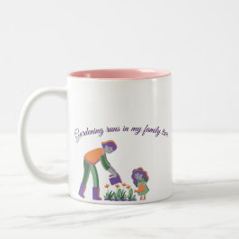 Familj träd Två-Tonad mugg