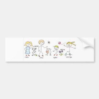 Familjbildekal Bildekal