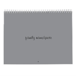 Familje Anpassningsbar Kalender
