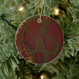 Familje Konst Julgransprydnad Keramik