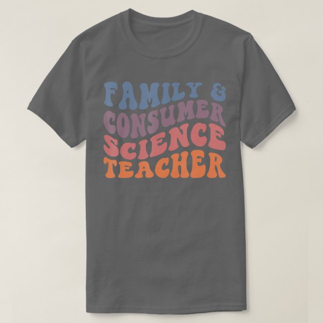 Familje- och konsumentforskarlärare, faks Lärare  T Shirt (Design framsida)