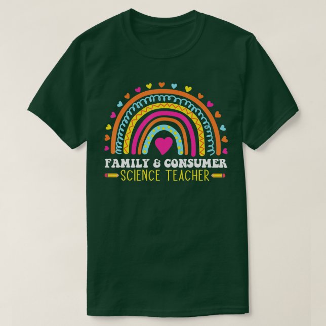 Familje- och konsumentforskarlärare t shirt (Design framsida)