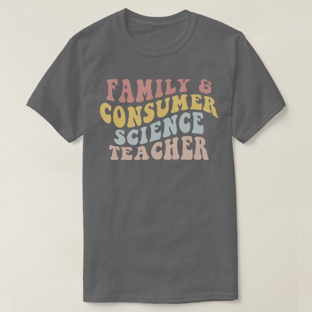 Familje- och konsumentforskningsteamet för lärare  t shirt (Design framsida)