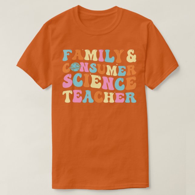 Familje- och konsumentforskningsteamet för lärare  t shirt (Design framsida)