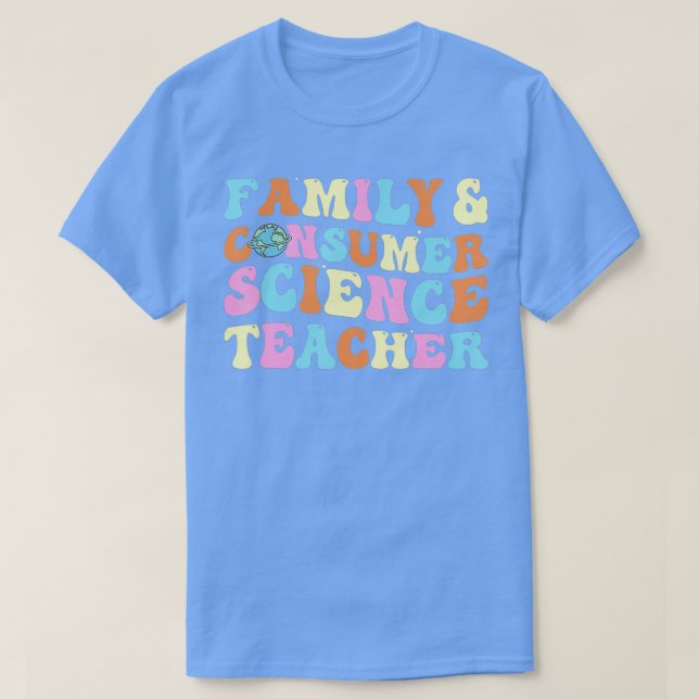Familje- och konsumentforskningsteamet för lärare  t shirt (Design framsida)