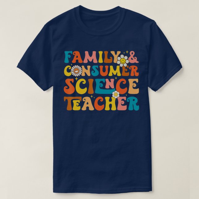 Familje- och konsumentforskningsteamet för lärare  t shirt (Design framsida)