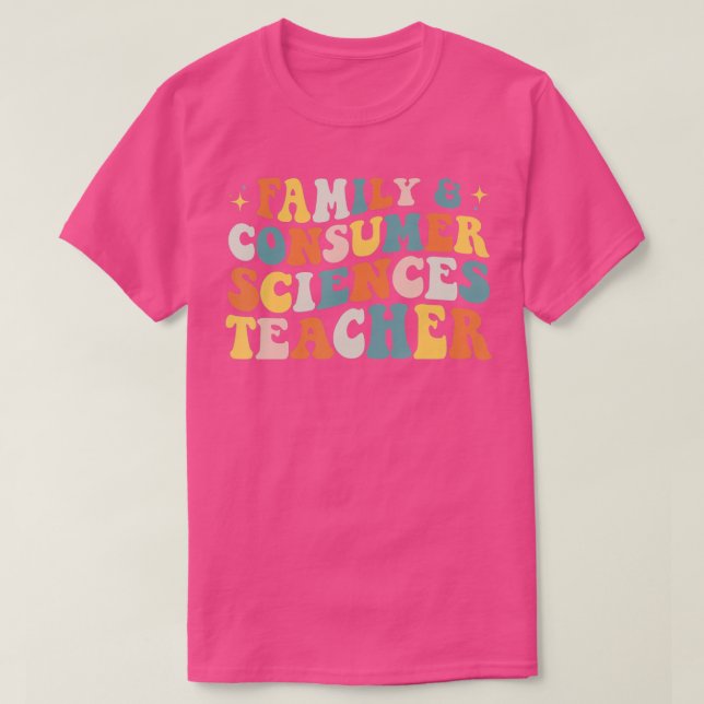 Familje- och konsumentvetenskapens FACS-lärare  T Shirt (Design framsida)