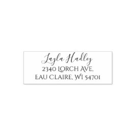 FamiljeAdressetiketter, Returetiketter Självfärgande Stämpel