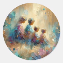 Familjeaktivitet Klistermärke