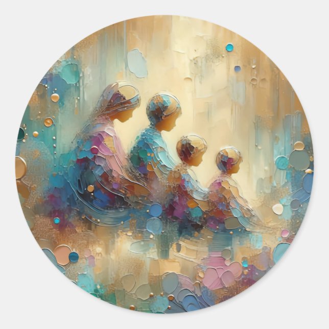 Familjeaktivitet Klistermärke (Framsida)