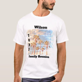 Familjeåterförenad avfärgad fotoVintage Handflatan T Shirt