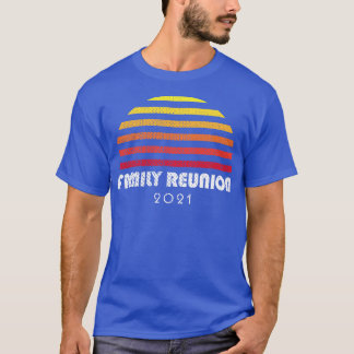 Familjeåterförening 2021 Retro Vintage Sol T Shirt