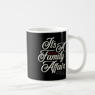 Familjeåterförening 2025 Funny Family Party Kärlek Kaffemugg