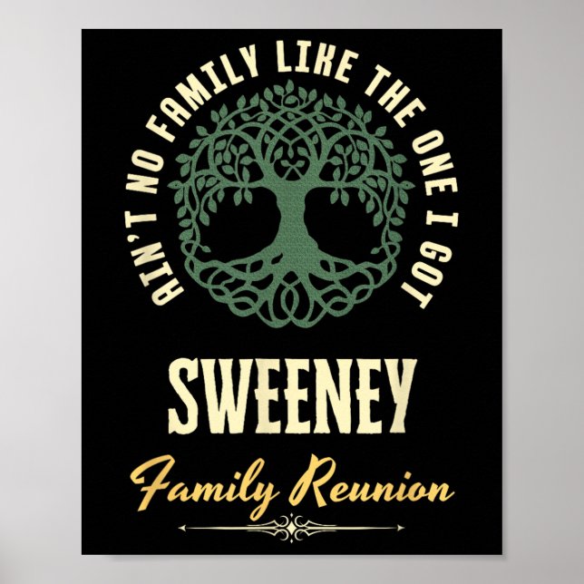 Familjeåterförening 2025 - matchande design - Sver Poster (Framsidan)