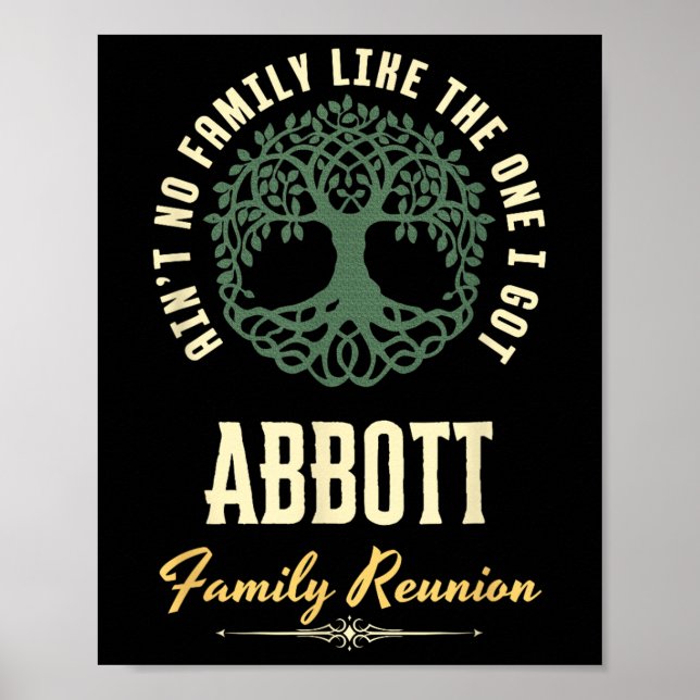 Familjeåterförening 2025 Matching Design - Abbott  Poster (Framsidan)