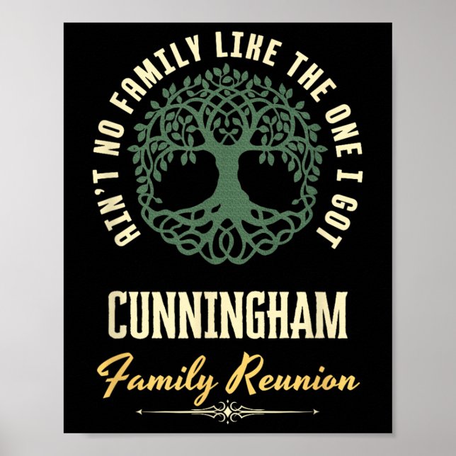 Familjeåterförening 2025 Matching Design - Cunning Poster (Framsidan)