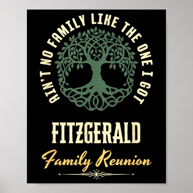 Familjeåterförening 2025 Matching Design - Fitzger Poster (Framsidan)