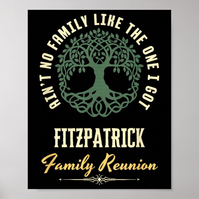 Familjeåterförening 2025 Matching Design - Fitzpat Poster (Framsidan)
