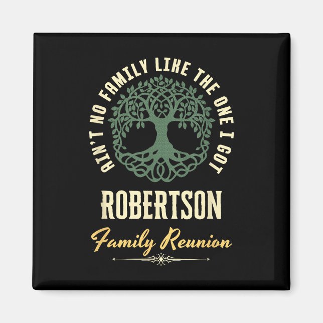 Familjeåterförening 2025 Matching Design - Roberts Magnet (Framsidan)