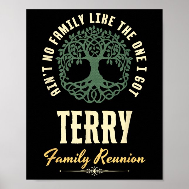 Familjeåterförening 2025 Matching Design - Terry Poster (Framsidan)