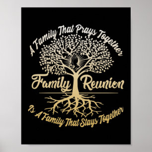 Familjeåterförening A Family Prays Together Poster