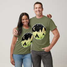 Familjeåterförening anpassade camping T-Shirt