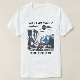 Familjeåterförening Anpassningsbar Resa nationalpa T Shirt