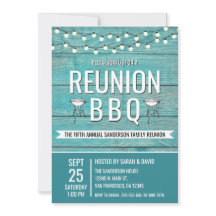 Familjeåterförening, årlig BBQ Barbecue Rustic