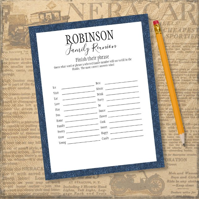 Familjeåterförening Avslutar deras frasspel (Skapare uppladdad)