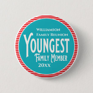 Familjeåterförening Award Youngest Family Member Knapp